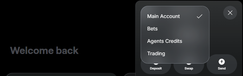 Switch accounts in Warden